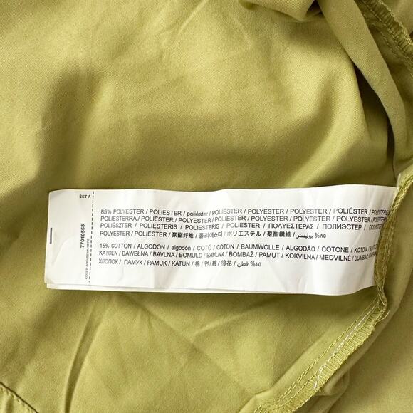 NWT Mango Ruffled Shirt Dress Size Medium Large - Picture 9 of 11